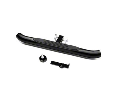 2-Inch Receiver Hitch Curved Step; Black (Universal; Some Adaptation May Be Required)