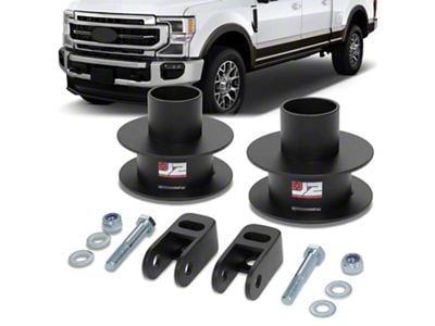 2.50-Inch Front Leveling Kit with Shock Extenders (11-22 4WD F-250 Super Duty)