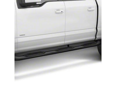 3-Inch Wheel-to-Wheel Nerf Side Step Bars; Black (11-16 F-250 Super Duty Regular Cab)