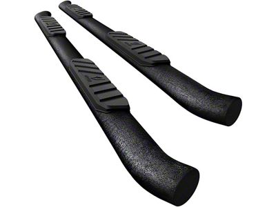 3.50-Inch Side Step Bars; Textured Black (17-25 F-250 Super Duty SuperCrew)