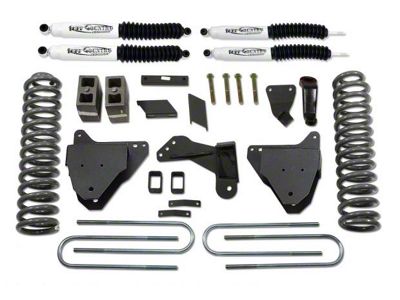 Tuff Country 5-Inch Suspension Lift Kit with Radius Arm Drop Brackets and SX8000 Shocks (11-16 4WD F-250 Super Duty)