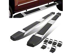 5.25-Inch Running Boards; Stainless Steel (17-22 F-250 Super Duty SuperCab)