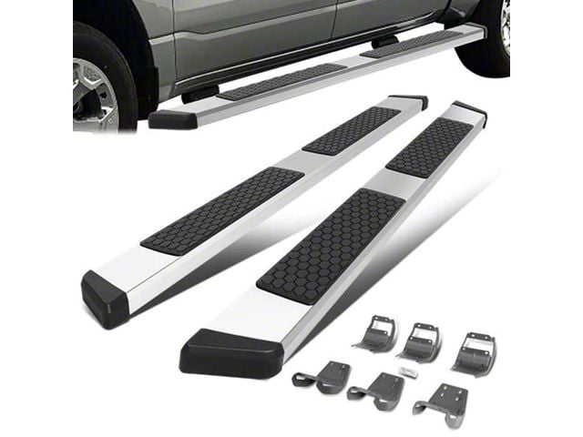 5.50-Inch Honeycomb Step Running Boards; Stainless Steel (17-22 F-250 Super Duty SuperCab)