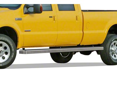 6-Inch iStep Wheel-to-Wheel Running Boards; Hairline Silver (11-16 F-250 Super Duty SuperCrew w/ 6-3/4-Foot Bed)