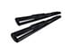 6-Inch Oval Straight Side Step Bars; Black (11-16 F-250 Super Duty SuperCab)