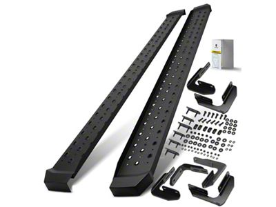 6.50-Inch Rattler Running Boards; Textured Black (11-16 F-250 Super Duty SuperCrew)