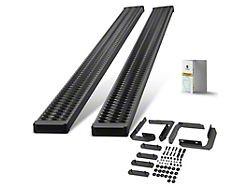 7-Inch Aluminum Running Boards; Textured Black (99-16 F-250 Super Duty Regular Cab)