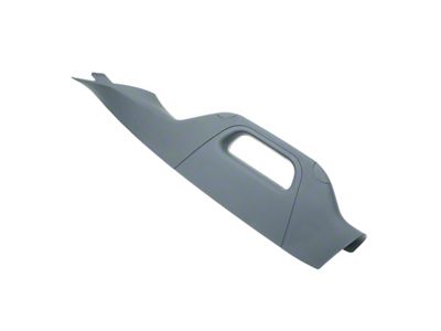 A-Pillar Interior Trim Handle; Steel Gray; Driver Side (11-16 F-250 Super Duty)