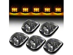 Amber LED Cab Lights; Black (11-16 F-250 Super Duty)