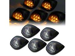 Amber LED Cab Lights; Smoked (11-16 F-250 Super Duty)