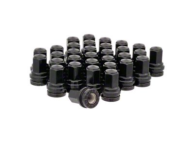 Black OE Style Lug Nuts; M14x1.5; Set of 32 (17-25 F-250 Super Duty)