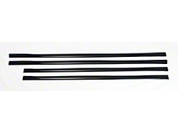 Chrome Delete Body Side Moldings; Gloss Black (11-22 F-250 Super Duty)