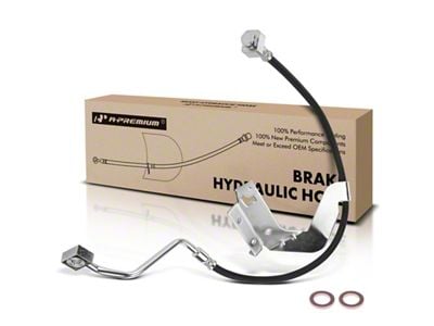 Brake Hydraulic Hose; Front Passenger Side (13-16 4WD F-250 Super Duty)