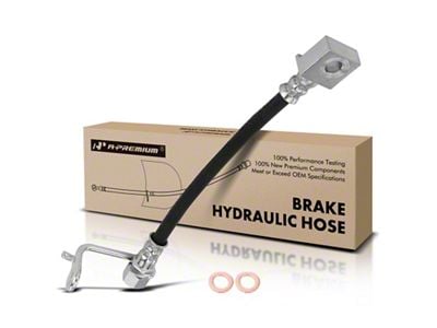 Brake Hydraulic Hose; Outer Rear Passenger Side (11-16 F-250 Super Duty w/ Wide Frame)