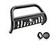 Bull Bar with 5.30-Inch Black Round Flood LED Lights; Black (17-24 F-250 Super Duty)