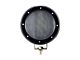 Bull Bar with 5.30-Inch Black Round Flood LED Lights; Black (17-24 F-250 Super Duty)