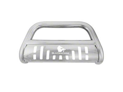 Bull Bar with Stainless Steel Skid Plate; Stainless Steel (17-24 F-250 Super Duty)