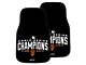 Carpet Front Floor Mats with San Francisco Giants 2014 MLB World Series Champions Logo; Black (Universal; Some Adaptation May Be Required)