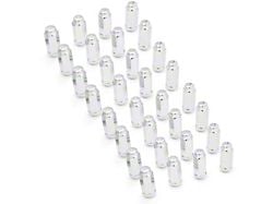 Chrome Bulge Acorn Lug Nut Kit; 14mm x 1.5; Set of 32 (11-24 F-250 Super Duty)