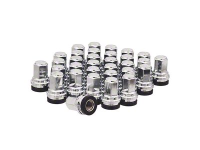 Chrome OE Style Lug Nuts; M14x1.5; Set of 32 (17-25 F-250 Super Duty)