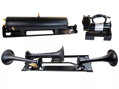 Direct Fit Onboard Air System and Model 730 Demon Triple Train Horn (23-25 F-250 Super Duty)