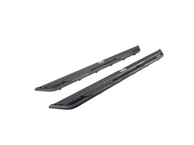 Go Rhino Dominator Xtreme DT Side Step Bars; Textured Black (11-16 F-250 Super Duty SuperCab)