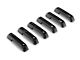 Chrome Delete Door Handle Covers; Gloss Black (17-22 F-250 Super Duty)