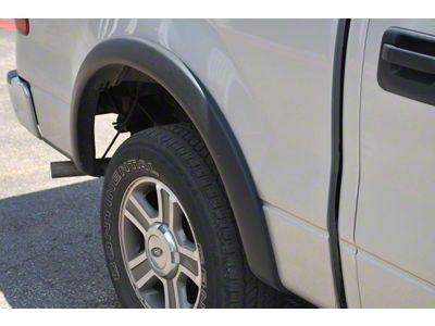 Elite Series Sport Style Fender Flares; Rear; Smooth Black (08-10 F-250 Super Duty)