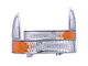 Euro Parking/Turn Signal Lights; Chrome (99-04 F-250 Super Duty)