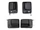 Exterior Door Handles; Front and Rear; Textured Black (11-16 F-250 Super Duty)