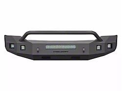 Fortis Front Bumper with Hoop; Textured Black (11-16 F-250 Super Duty)