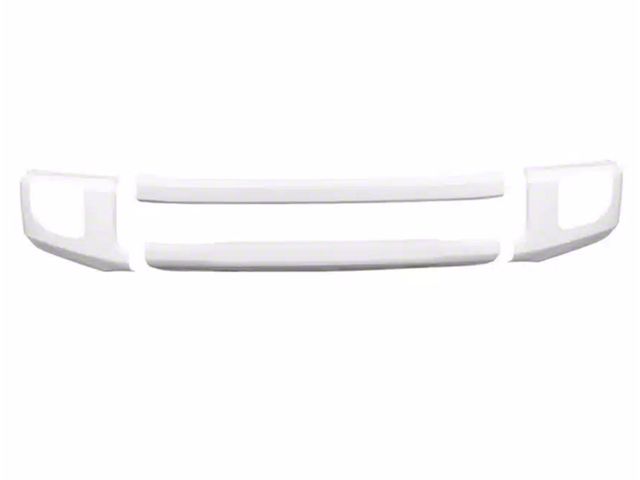 Front Bumper Cover with Fog Light Openings; Gloss White (20-22 F-250 Super Duty)