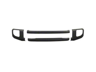 Front Bumper Cover with Fog Light Openings; Matte Black (20-22 F-250 Super Duty)