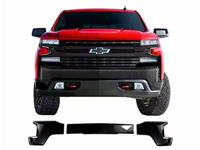 Front Bumper Cover without Fog Light Openings; Gloss White (17-19 F-250 Super Duty)