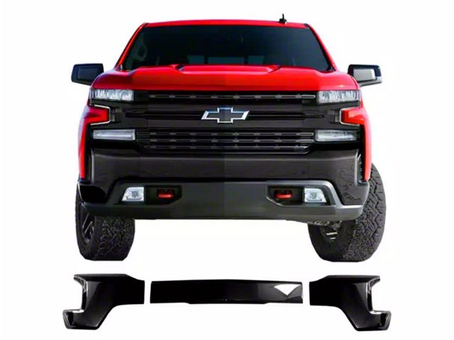 Front Bumper Cover without Fog Light Openings; Gloss White (17-19 F-250 Super Duty)