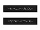 Front Door Sills Accent Trim; Black with Gray Mountain Logo (11-16 F-250 Super Duty)