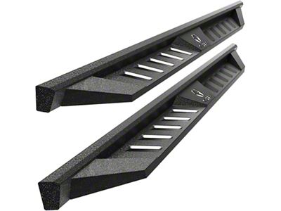 Fury Side Step Bars; Textured Black (17-24 F-250 Super Duty SuperCrew)