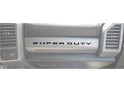 Glove Box Insert Letters; Forged Carbon Fiber (17-22 F-250 Super Duty)