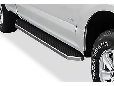 H-Style Running Boards; Polished (17-25 F-250 Super Duty SuperCab)