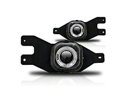 Halo Projector Fog Lights; Clear (01-04 F-250 Super Duty)