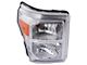 Halogen Headlights; Chrome Housing; Clear Lens (11-16 F-250 Super Duty)