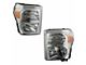 Halogen Headlights; Chrome Housing; Clear Lens (11-16 F-250 Super Duty w/ Factory Halogen Headlights)