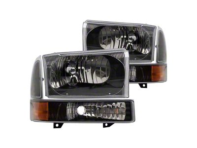 Halogen Headlights and Parking Light Set (99-04 F-250 Super Duty)