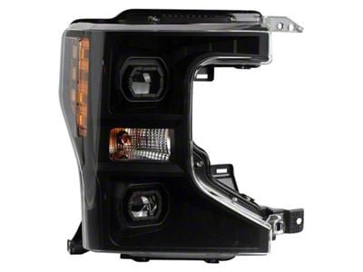 Headlight; Black Housing; Clear Lens; Passenger Side (20-22 F-250 Super Duty)