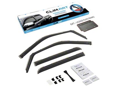 in-Channel Window Deflectors (23-24 F-250 Super Duty SuperCrew)