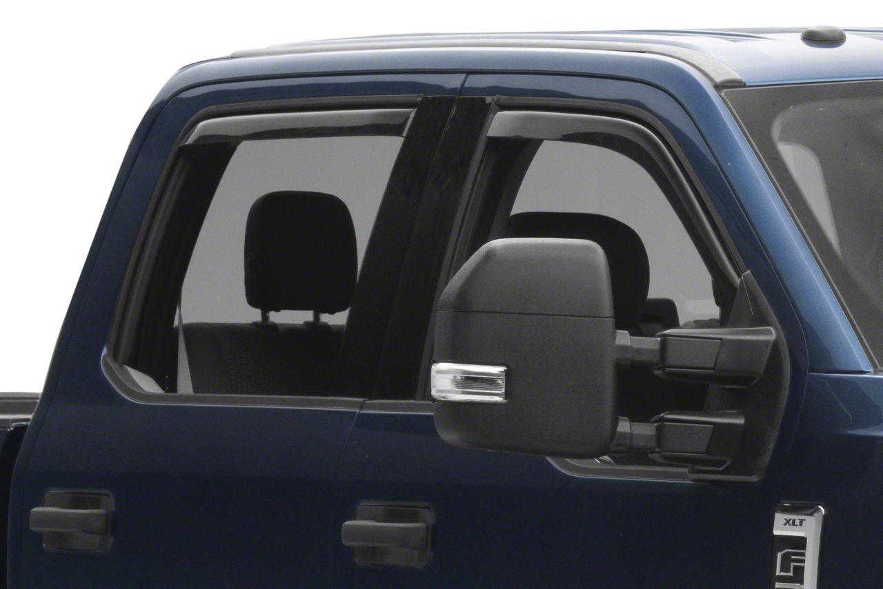 F-250 Super Duty in-Channel Window Deflectors (17-24 F-250 Super Duty ...