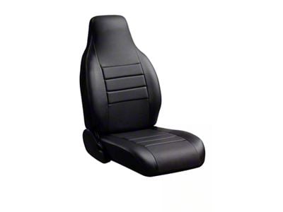 Fia LeatherLite Series Rear Seat Cover; Black (11-16 F-250 Super Duty SuperCab, SuperCrew)