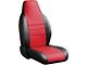 Fia LeatherLite Series Rear Seat Cover; Red (11-16 F-250 Super Duty SuperCab, SuperCrew)