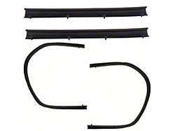 Lower Door Mounted Mounted Weatherstrip Seals; Rear (11-16 F-250 Super Duty)