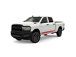 Lower Rocker Panel Stripes; Red (11-24 F-250 Super Duty)